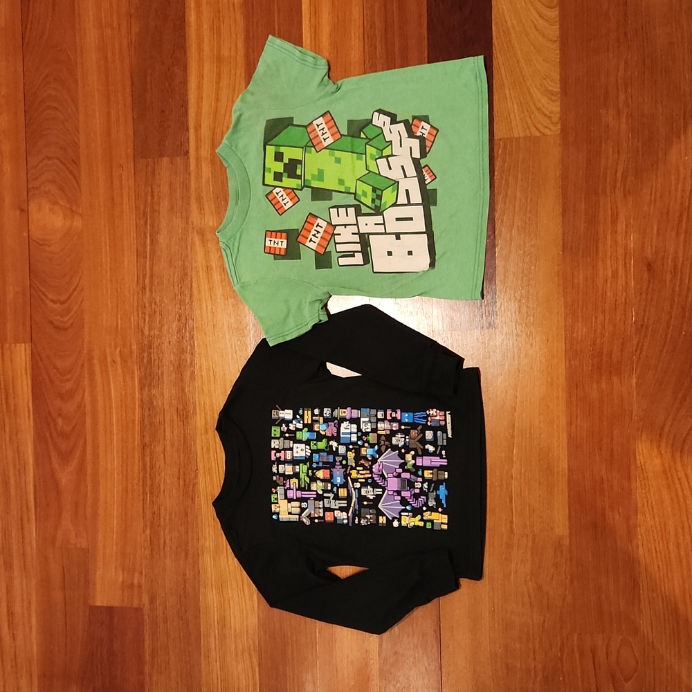 Minecraft Shirts Size XS (2-pack)